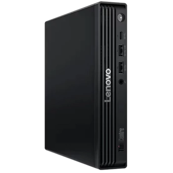 LENOVO ThinkCentre M70q Gen 6, Intel Core Ultra 5 225T, 16GB DDR5, 512GB SSD M.2, Front: 2x USB 3.2, 1x USB 3.2 C, 1x Audio/Mic, Back: 4x USB 3.2, DP, HDMI, RJ45 GbE, CIS, Spkr, WiFI 6E+BT 5.3, USB KB/Mouse, No OS, 3Yr