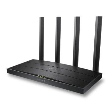 TP-Link Archer AX12 AX1500 Dual-Band Wi-Fi 6 Router, 300 Mbps at 2.4 GHz + 1201Mbps at 5 GHz, 4× Antennas, 1GHz Dual Core CPU, 1× G WAN Port + 3× G LAN Ports, 1024-QAM, OFDMA,Tether App,WPA3,AP Mode,IPv6 Support,IPTV, Beamforming,VPN server