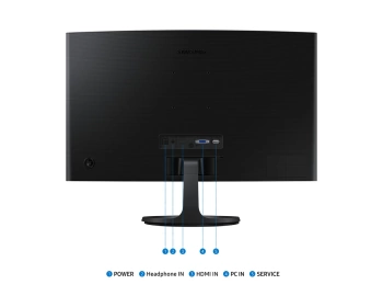 24" FHD Zakrivljeni Monitor S3VA, 1920x1080, 3000:1, 100Hz4ms, 250cd, VGA, HDMI, VESA, crna