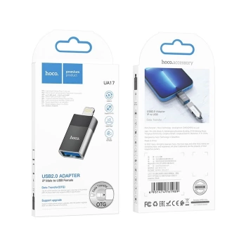 Adappter OTG HOCO USB A (female) to Lightning UA17