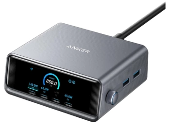 Adapter Anker Prime Charger 250W 6 Ports GaNPrime Silver