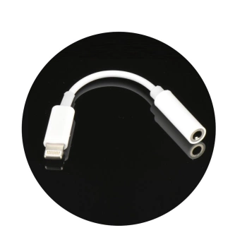 Adapter Aux Lightning (male) to Jack 3,5mm (female)