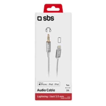 Adapter Aux Lightning (male) to Jack 3,5mm (female)