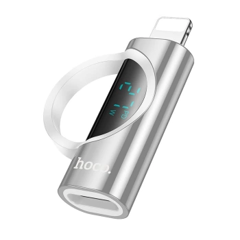 Adapter Hoco Lightning to USB-C UA32B with display 2.4A 27W