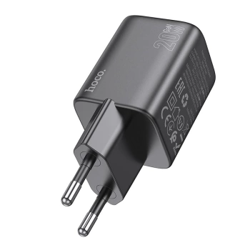 Adapter HOCO N40 Type C QC PD 20W crni