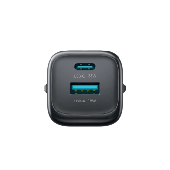 Adapter Joyroom JR-TG7 33W USB-A + USB-C Charger crni
