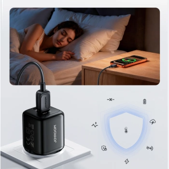 Adapter Joyroom JR-TG7 33W USB-A + USB-C Charger crni