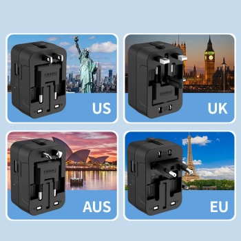 Adapter Tech-Protect TA300 Travel Adapter EU / UK / AU