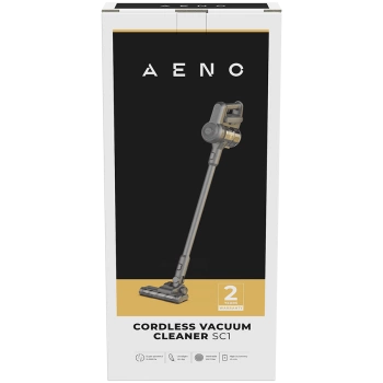 AENO Cordless vacuum cleaner SC1: electric turbo brush, LED lighted brush, resizable and easy to maneuver, 120W