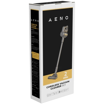 AENO Cordless vacuum cleaner SC1: electric turbo brush, LED lighted brush, resizable and easy to maneuver, 120W