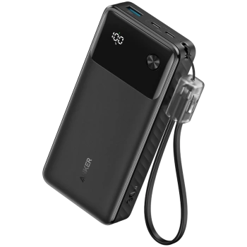 Anker Power Bank (20K, 30W) Black