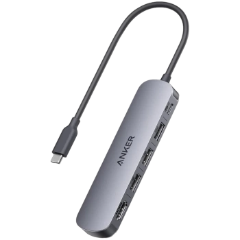 Anker USB-C Hub (5-in-1, 4K HDMI) Gray