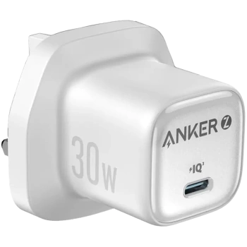 Anker Zolo Charger (30W, PD 3.0) White