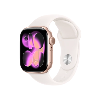 Apple Watch Series 11 GPS 42mm Rose Gold Aluminium Case With Light Blush SB MEU44 M/L
