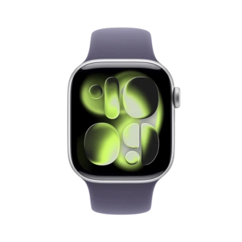 Apple Watch Series 11 GPS 42mm Silver Aluminium Case With Purple Fog SB MEU64 S/M
