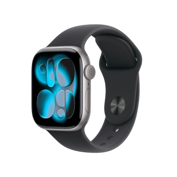 Apple Watch Series 11 GPS 42mm Space Grey Aluminium Case with Black Sport Band - M/L,Model A3331
