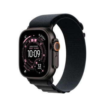 Apple Watch Ultra 3 49mm Black Titanium Case+Black Alpine Loop MF0V4 M