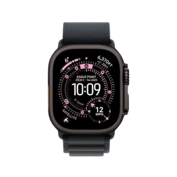 Apple Watch Ultra 3 49mm Black Titanium Case+Black Alpine Loop MF0V4 M