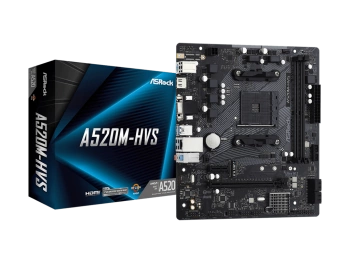 ASROCK MB A520M-HVSAMD A520;AM4;2xDDR4;M.2RAID;VGA,HDMI;micro ATX