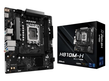 ASROCK MB H810M-H2xDDR5, M.2, 4xSATA, 10xUSBHDMI, Micro ATX