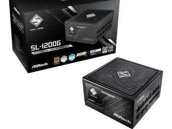 ASROCK PSU 1200W Gold SLFully Modular, 80PLUS135mm fan, ATX 3.1, PCIe 5.1