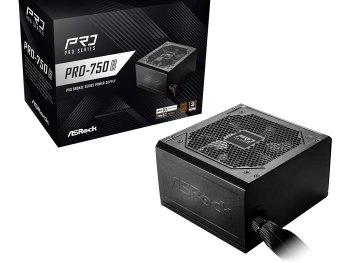ASRock PSU 750W Bronze, Pro80PLUS, 120mm fan, ATX 3.1PCIe 5.1