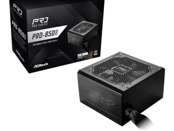ASRock PSU 850W Bronze, Pro80PLUS, 120mm fan, ATX 3.1PCIe 5.1