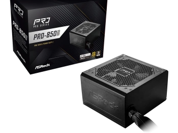 ASRock PSU 850W Gold, Pro80PLUS, 120mm fan, ATX 3.1PCIe 5.1