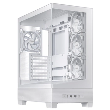 ASUS CASE A31 PLUS TG ARGB WHTMid-tower, ATX, 7 Expansion4x ARGB 120mm fans