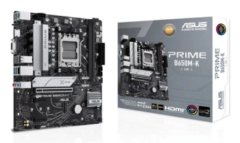 ASUS MB PRIME B650M-KAM5, 2x DDR5, 2x M.2, 8x USB,1x VGA, 1x HDMI, mATX