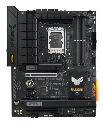 ASUS TUF GAMING B760-PLUS WIFI Intel B760;LGA 1700,4xDDR5 HDMI,DP;RAID;2.5Gb LAN;Wi-Fi 6E;ATX