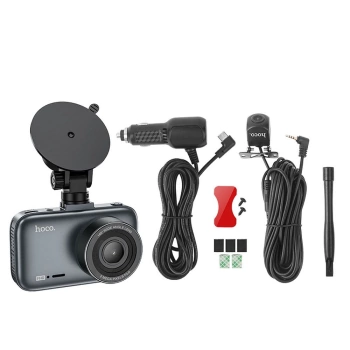 Auto kamera HOCO sa displejom 3inch + zadnja kamera 1080P/30fps DV6