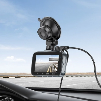 Auto kamera HOCO sa displejom 3inch + zadnja kamera 1080P/30fps DV6