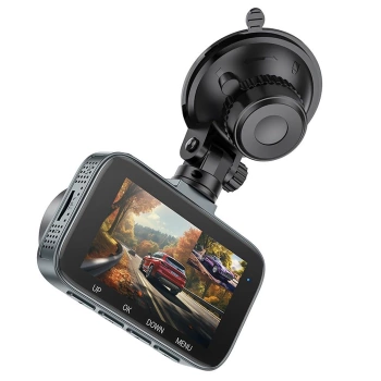Auto kamera HOCO sa displejom 3inch + zadnja kamera 1080P/30fps DV6