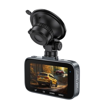 Auto kamera HOCO sa displejom 3inch + zadnja kamera 1080P/30fps DV6