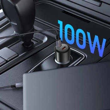 Auto punjač Tech-Protect CC03 USB-C 2-port PD100W