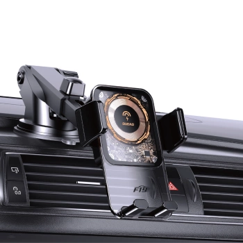 Autodržač Dudao F19 with 15W inductive charger for Dashboard/Vent