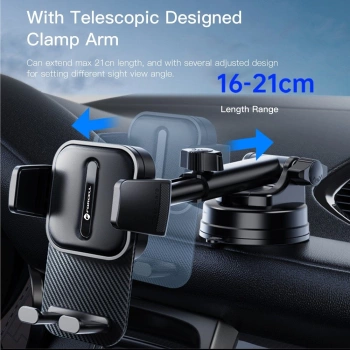 Autodržač FORCELL F-Grip Guardian to windshield/center console crni
