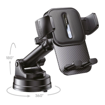 Autodržač FORCELL F-Grip Guardian to windshield/center console crni