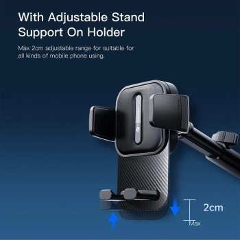 Autodržač FORCELL F-Grip Guardian to windshield/center console crni