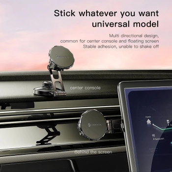 Autodržač FORCELL F-Grip IronSecure windshield/dashboard crni