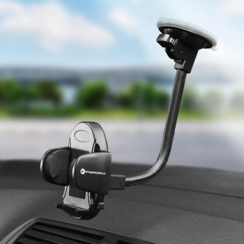 Autodržač FORCELL F-Grip Oval 27cm windshield/dashboard/air vent crni