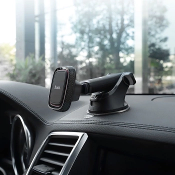 Autodržač HOCO CA42 magnetni windshield/center console crno crveni