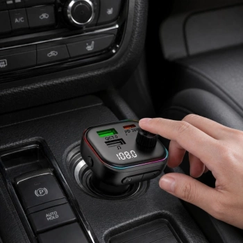 Autopunjač Tech-Protect CC07 3-Port PD 54W + BT FM Transmiter