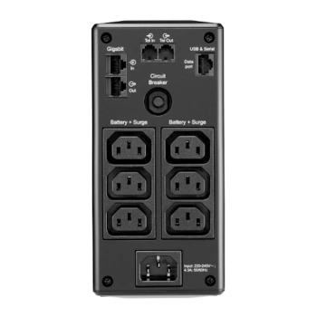 Back-UPS Pro APC, 650VA/390W, Tower, 230V, 6x IEC C13 utičnica, AVR, LCD, zamjenjiva baterija