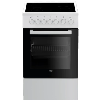 Beko Štednjak 4 staklokeramičke ringle, pećnica 55 lit., A - FSE 57110 GW