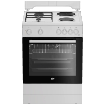Beko Štednjak kombinirani, 2 el.ringle, 2 x plin, A - FBE64010WDN