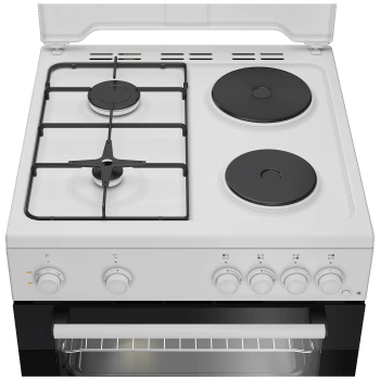 Beko Štednjak kombinirani, 2 el.ringle, 2 x plin, A - FBE64010WDN