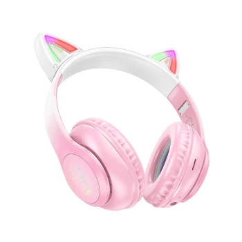 Bežične slušalice HOCO bluetooth W42 Cat Ear cherry blossom