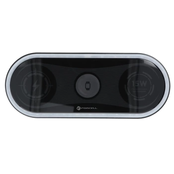 Bežični punjač FORCELL F-ENERGY Ellipse 3in1 QC 15W crni